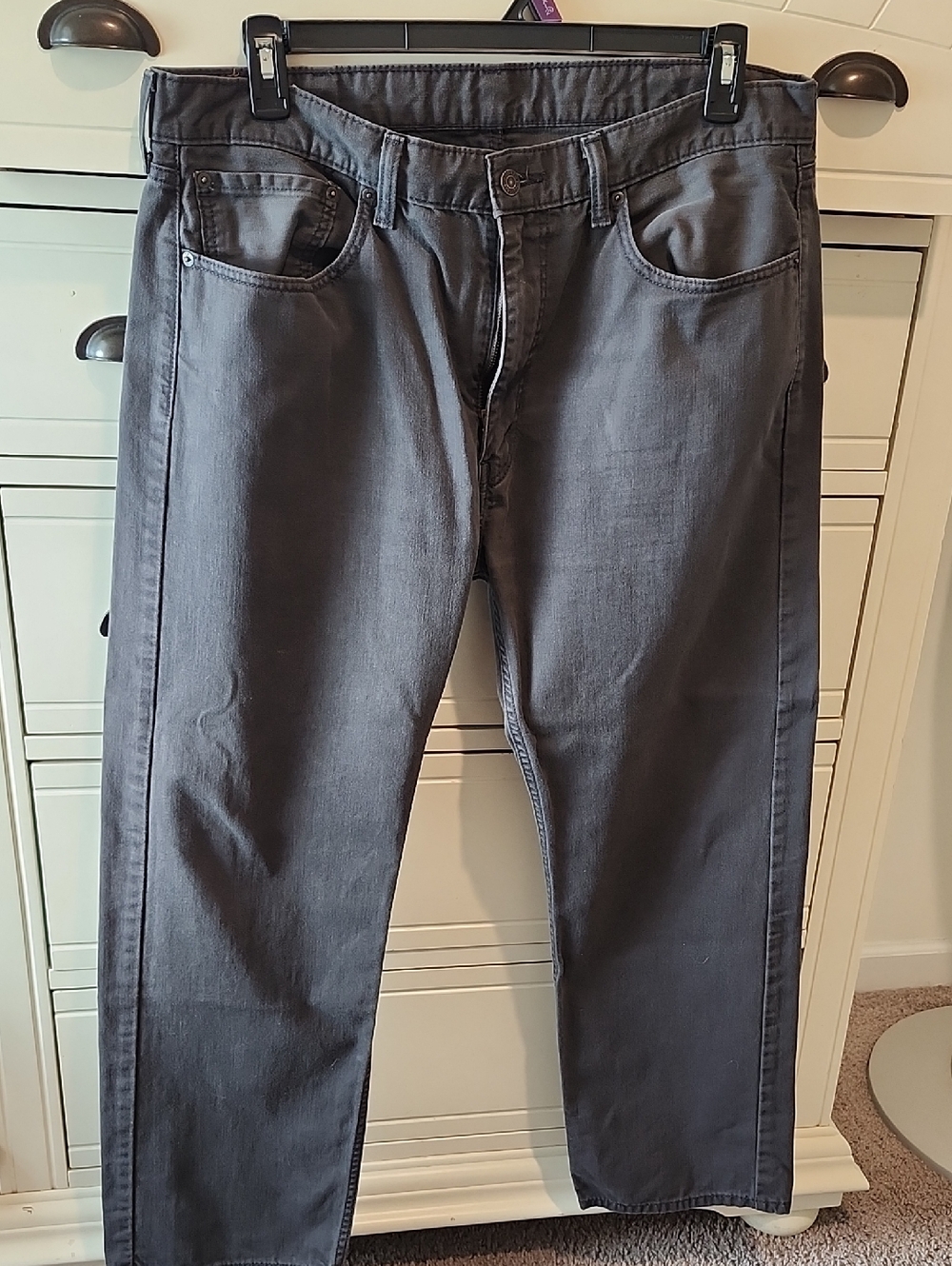 Levis 505 Gray Jeans 38x30